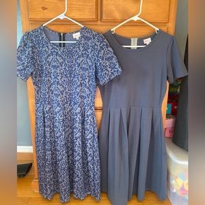 2 Medium Lularoe Amelia Dresses